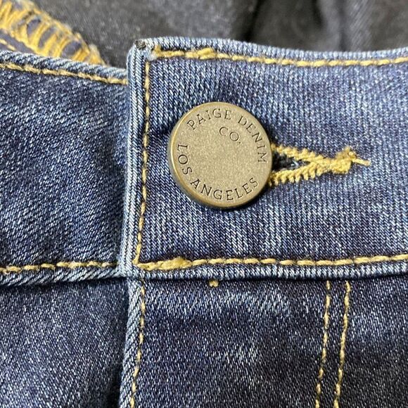 Paige Verdugo  Skinny Stretch Ankle Jeans Nottingham‎ Dark Wash Size 31 - Picture 7 of 15